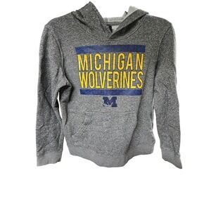 Michigan Wolverine Gen 2 Gray Hoodie Size M 10/12 (T76)